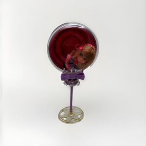 Liddle Kiddles Mattel Lolli Grape Sweet Treat Lollipops Doll Star Stand Bow